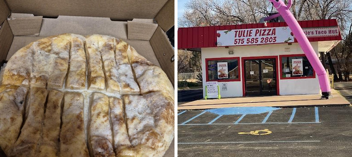 Tulie pizza / Richie's Taco Hut Menu